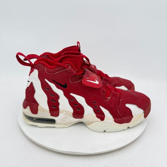 Nike Air DT Max 96 Men Size 9.5 316408-600 Varsity Red Deion Sanders Shoes - Picture 4 of 11
